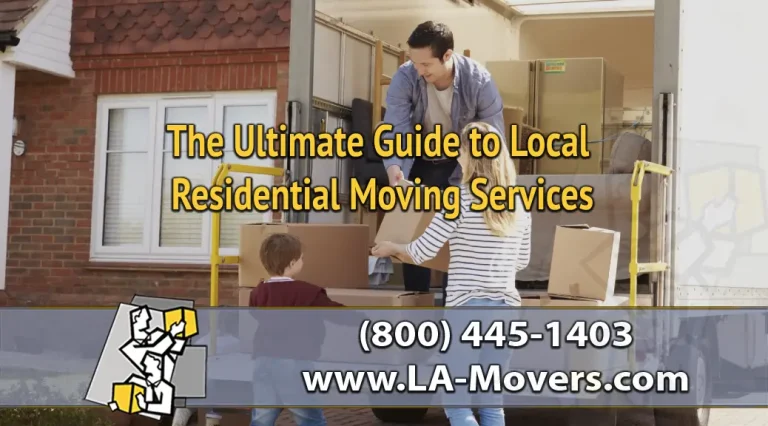 the ultimate guide to local residential moving services